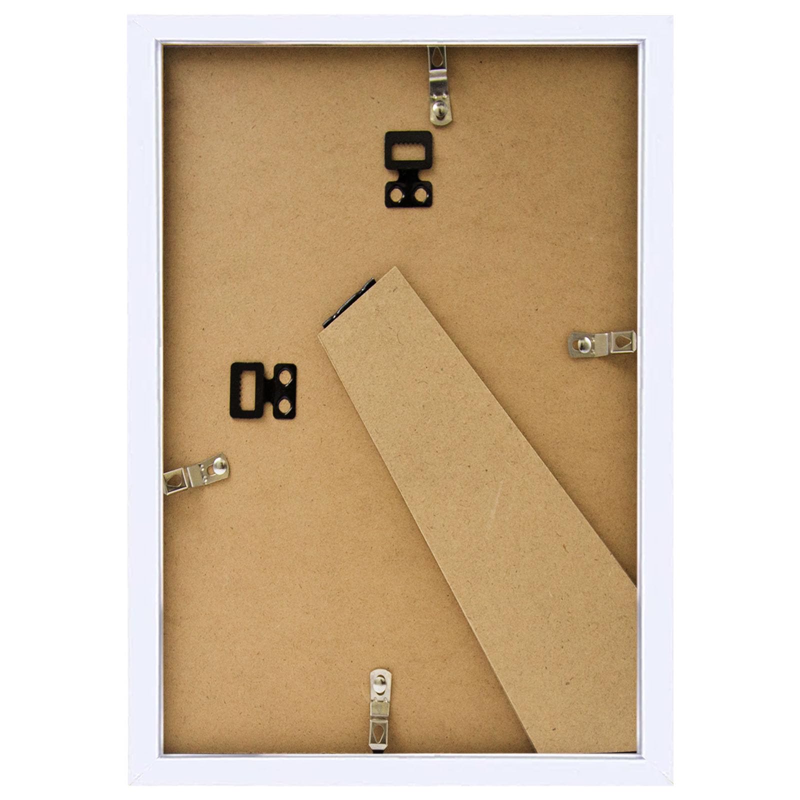 THCASITO Picture Frames 8x12 White Photo Frames without Mat for Wall and Tabletop Decor, Set of 2